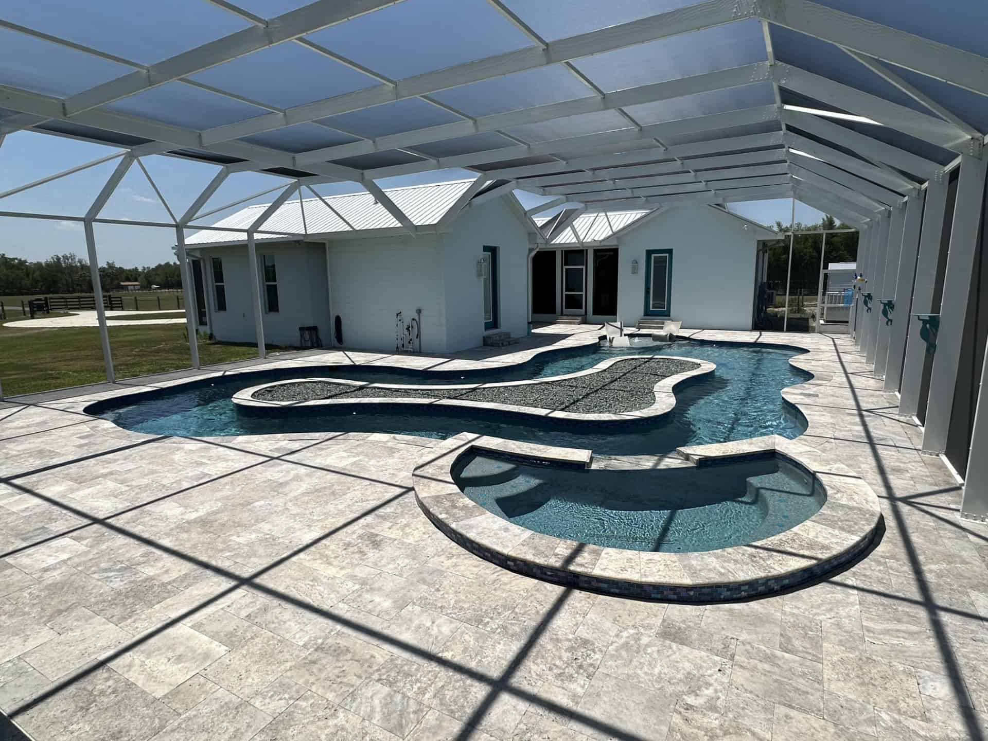 custom pools and spas